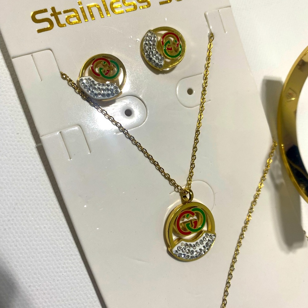 Gucci Style Stainless Set